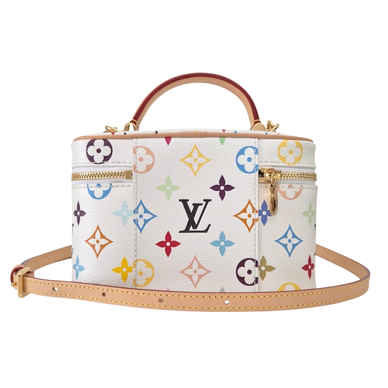 Louis Vuitton LV X TM Vanity Chain Pouch White Multicolor Monogram