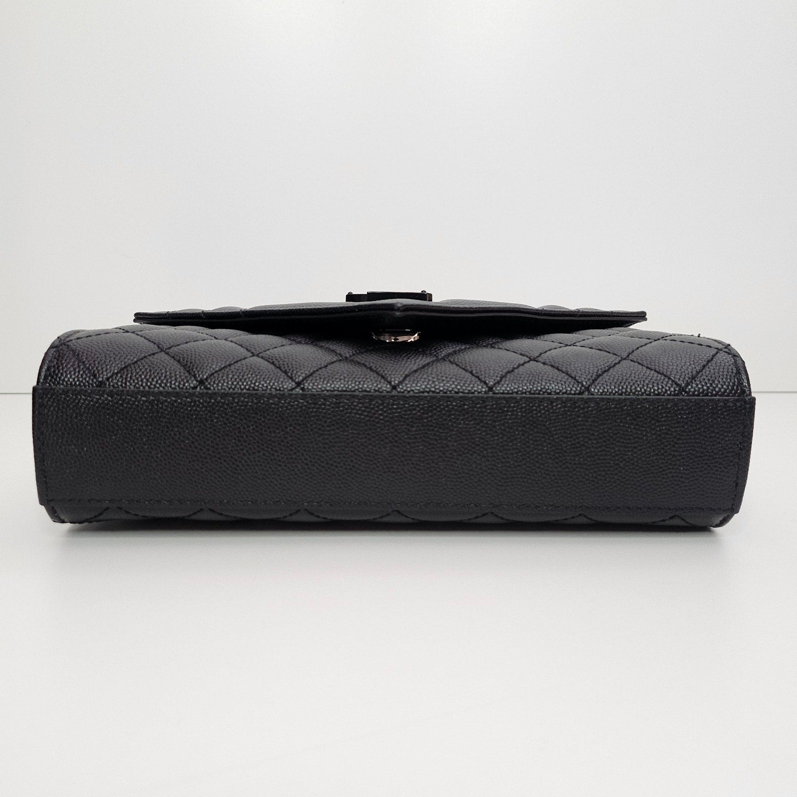 Saint Laurent Small So Black Triquit Envelope Bag