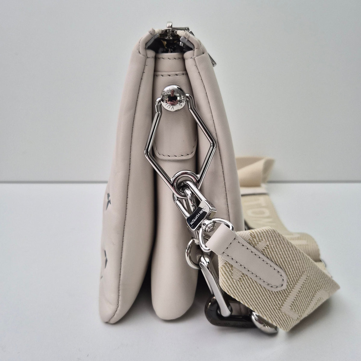 Louis Vuitton Coussin PM Limited Edition Ski Collection Cream Gray
