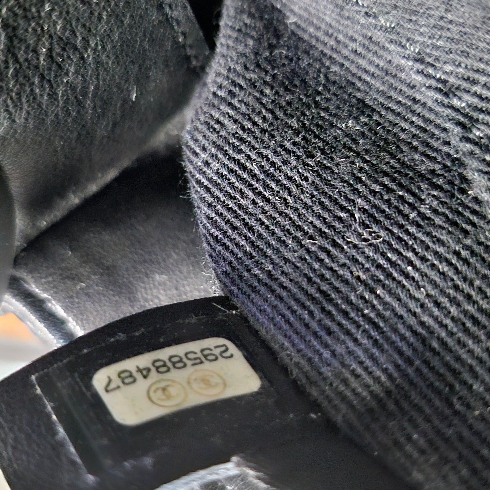 Chanel Quilted Uniform Leather CC Belt Bum Bag Black