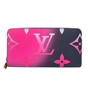 Louis Vuitton Monogram Giant Spring In The City Zippy Wallet Midnight Fuchsia