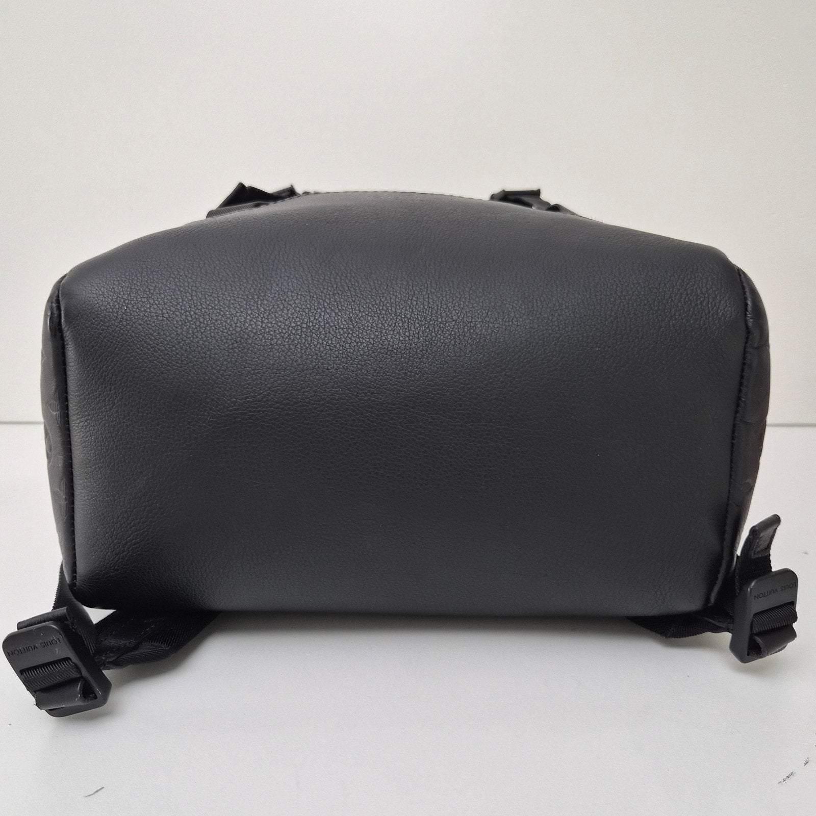 Louis Vuitton Calfskin Monogram Shadow Getaway Backpack Black