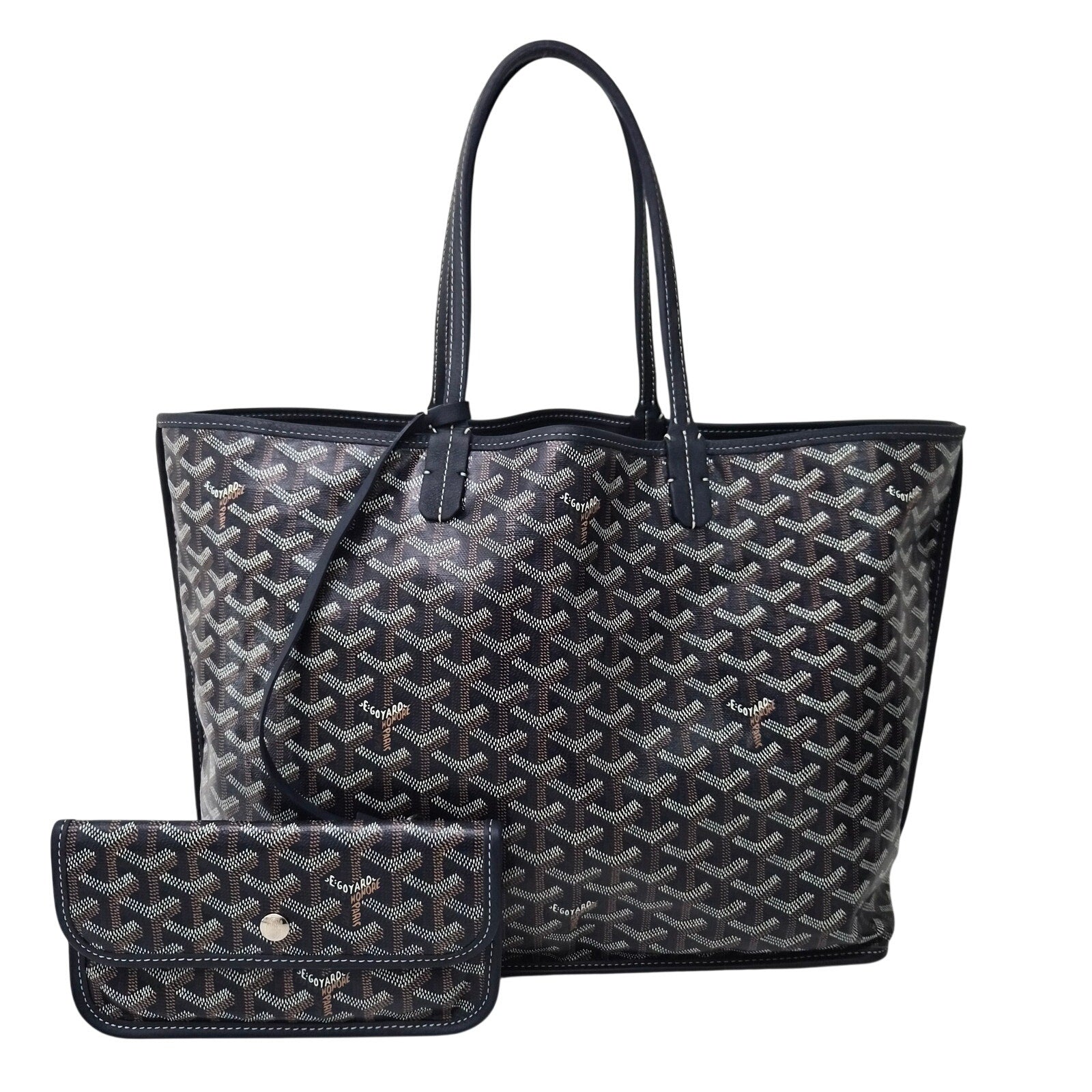 Goyard Reversible Anjou PM Tote Navy