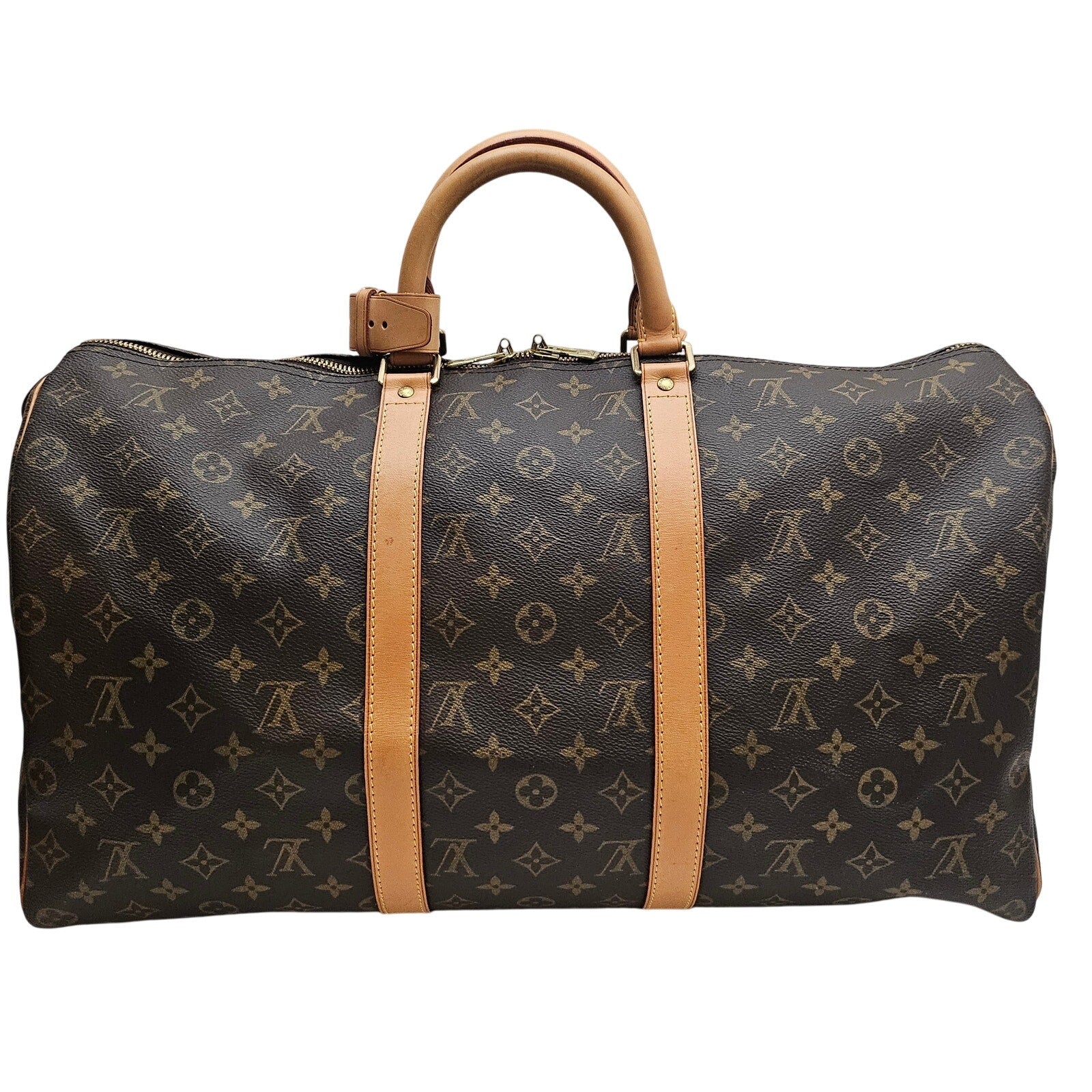 Louis Vuitton Monogram Keepall 50 Travel Duffle Bag