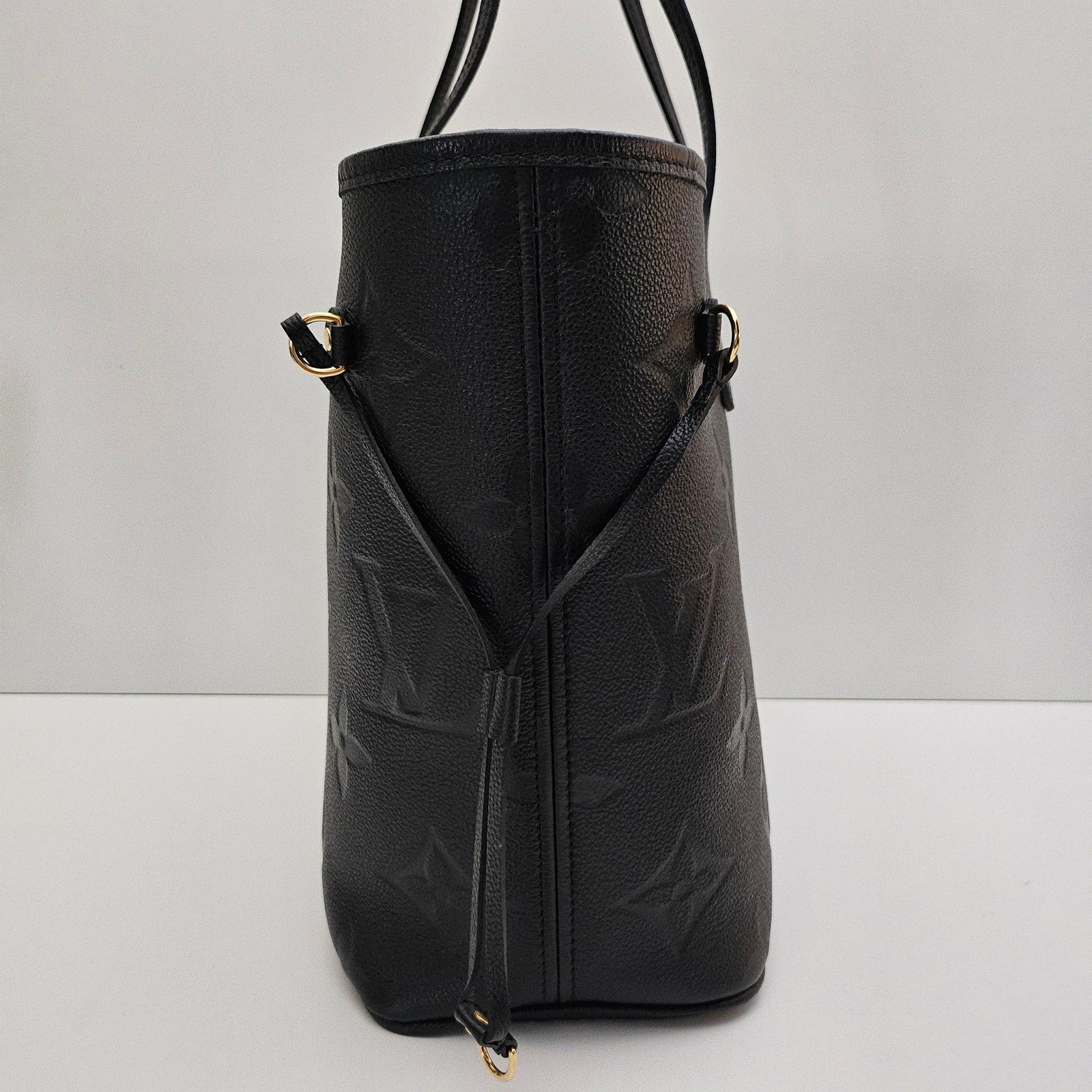 Louis Vuitton Empreinte Monogram Giant Neverfull MM Black Tote