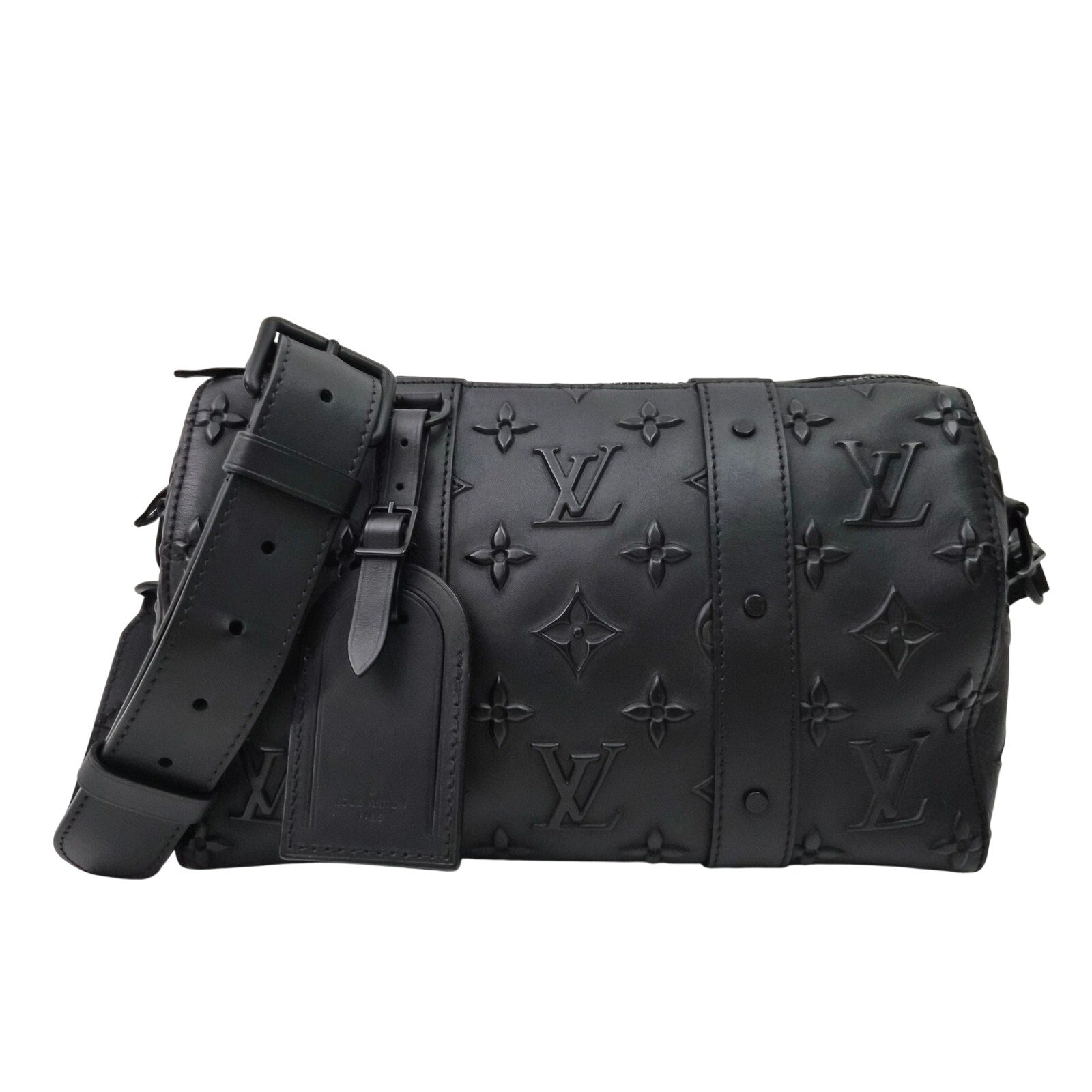 Louis Vuitton Monogram Seal City Keepall Black