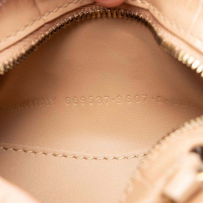 Balenciaga Croc Beige Super Nano Neo Classic City Crossbody
