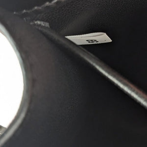 Prada Black Small Astrology Cahier Silver Hardware Leather Crossbody Bag