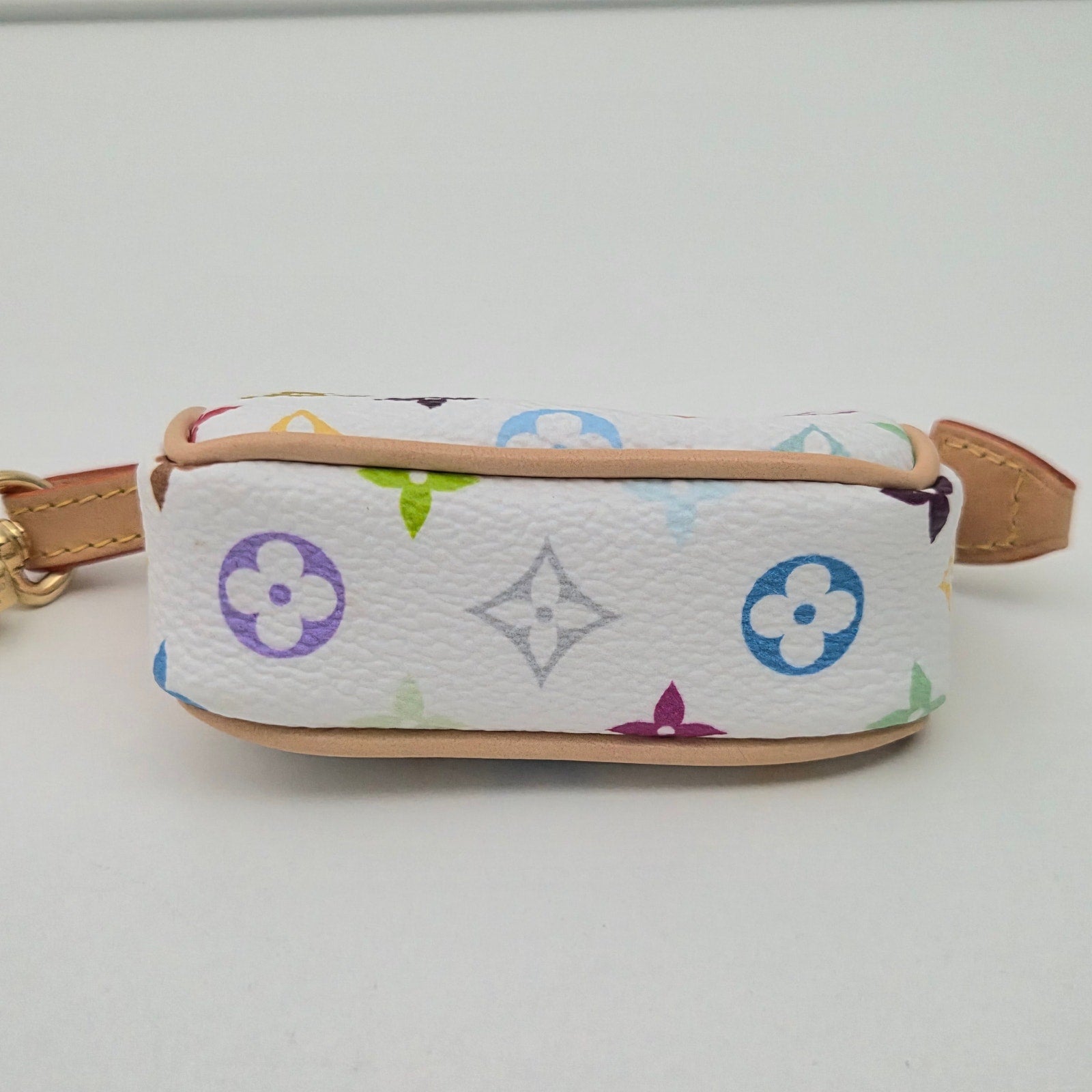 Louis Vuitton LV x TM Murakami Micro Pochette Monogram White Multicolor