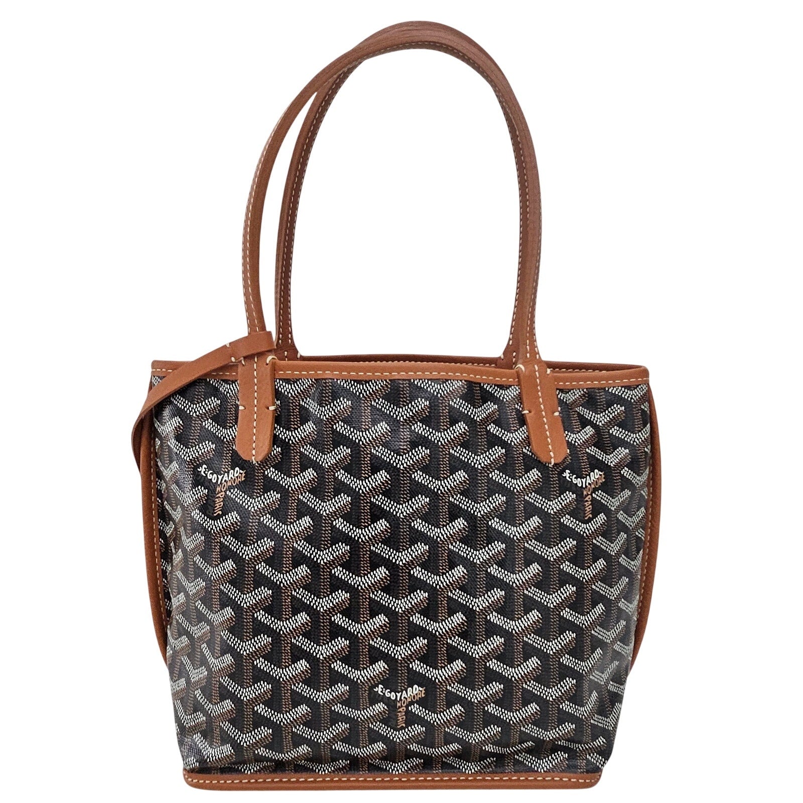 Goyard Mini Anjou Black Gold Handbag