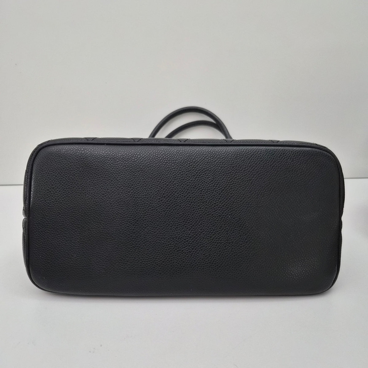 Chanel Caviar Quilted Medallion Tote Black