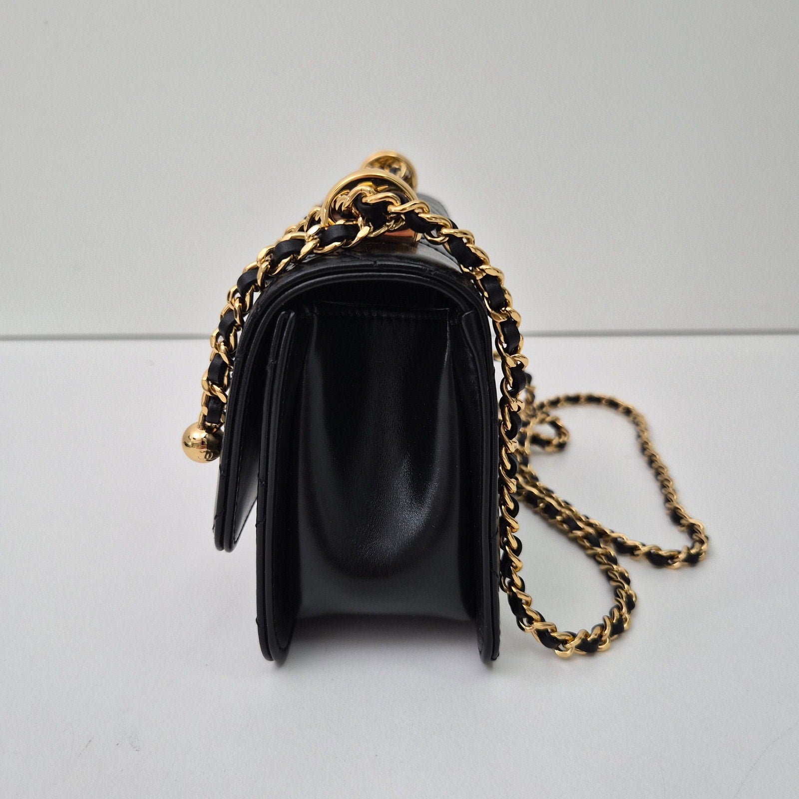 Chanel Calfskin Quilted Mini Perfect Fit Flap Black
