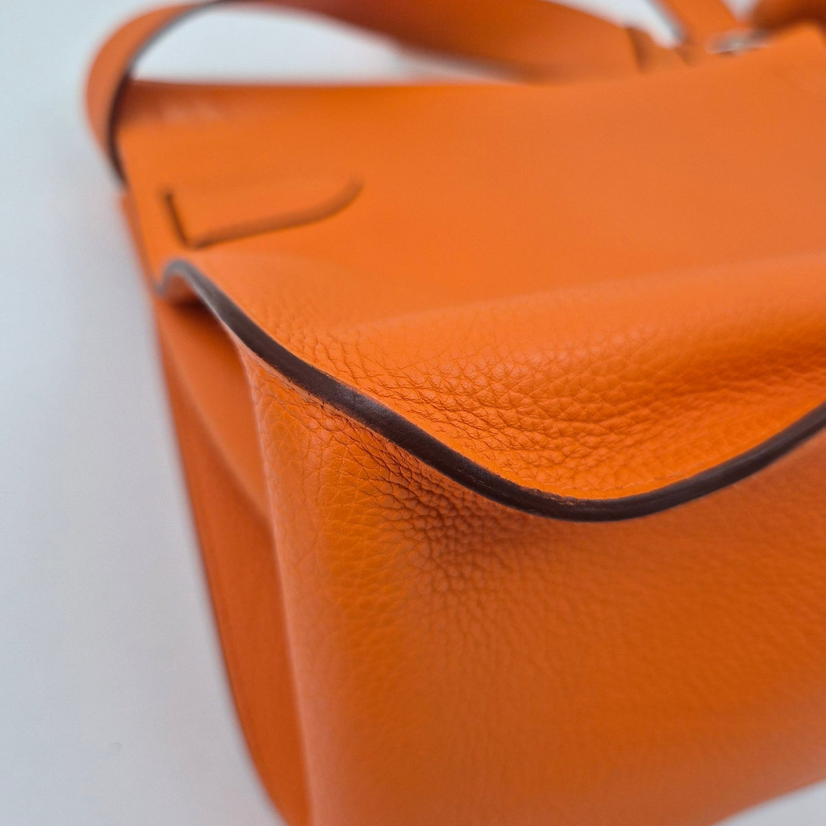 Hermes Jypsiere Bag Clemence 34 Orange