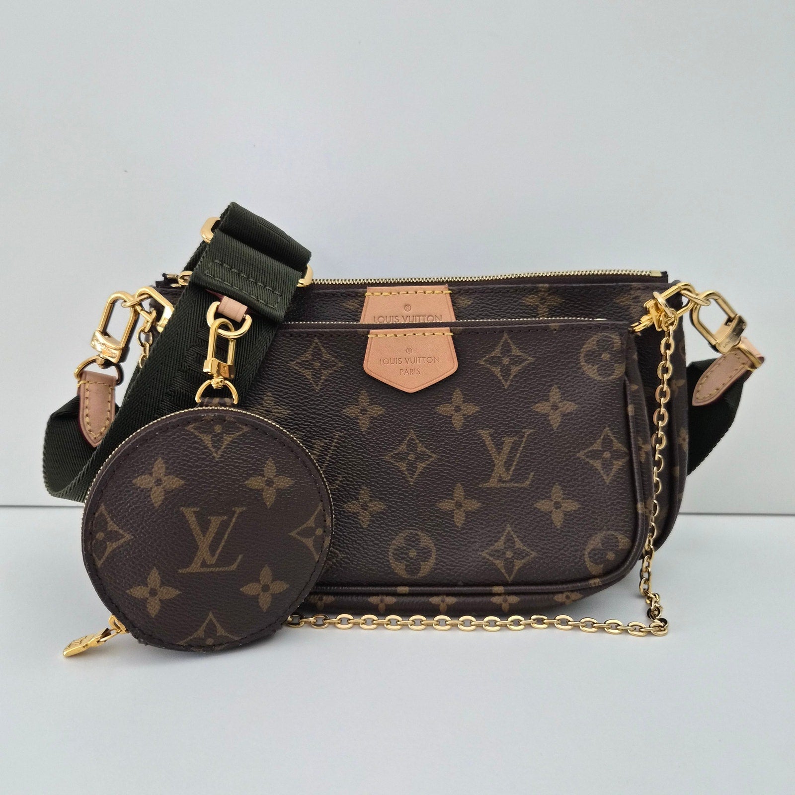 Louis Vuitton Monogram Multi Pochette Accessoires Green