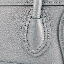 Load image into Gallery viewer, Celine Nano Grained Leather Luggage Crossbody Blue
