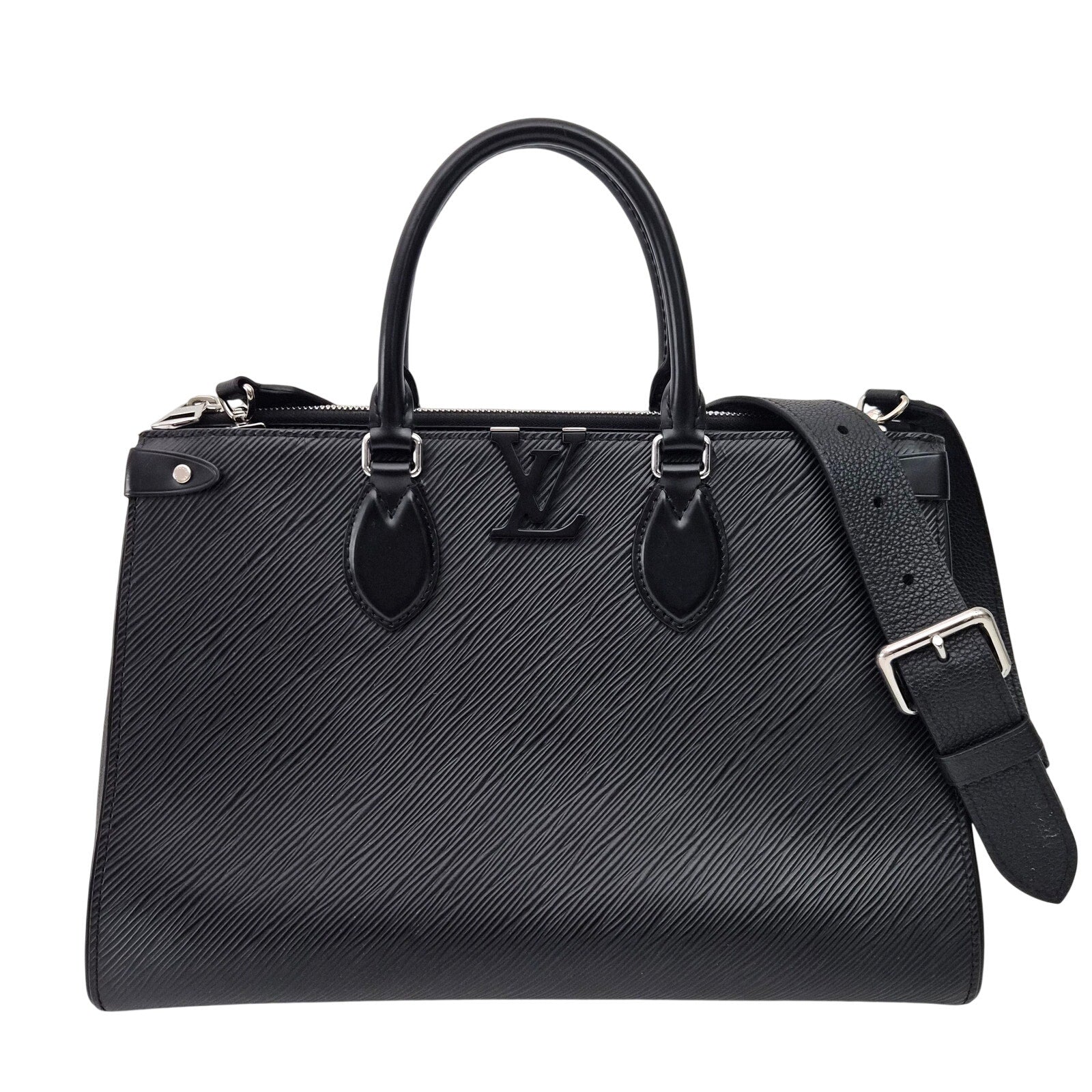 Louis Vuitton Epi Leather Grenelle Tote MM Black