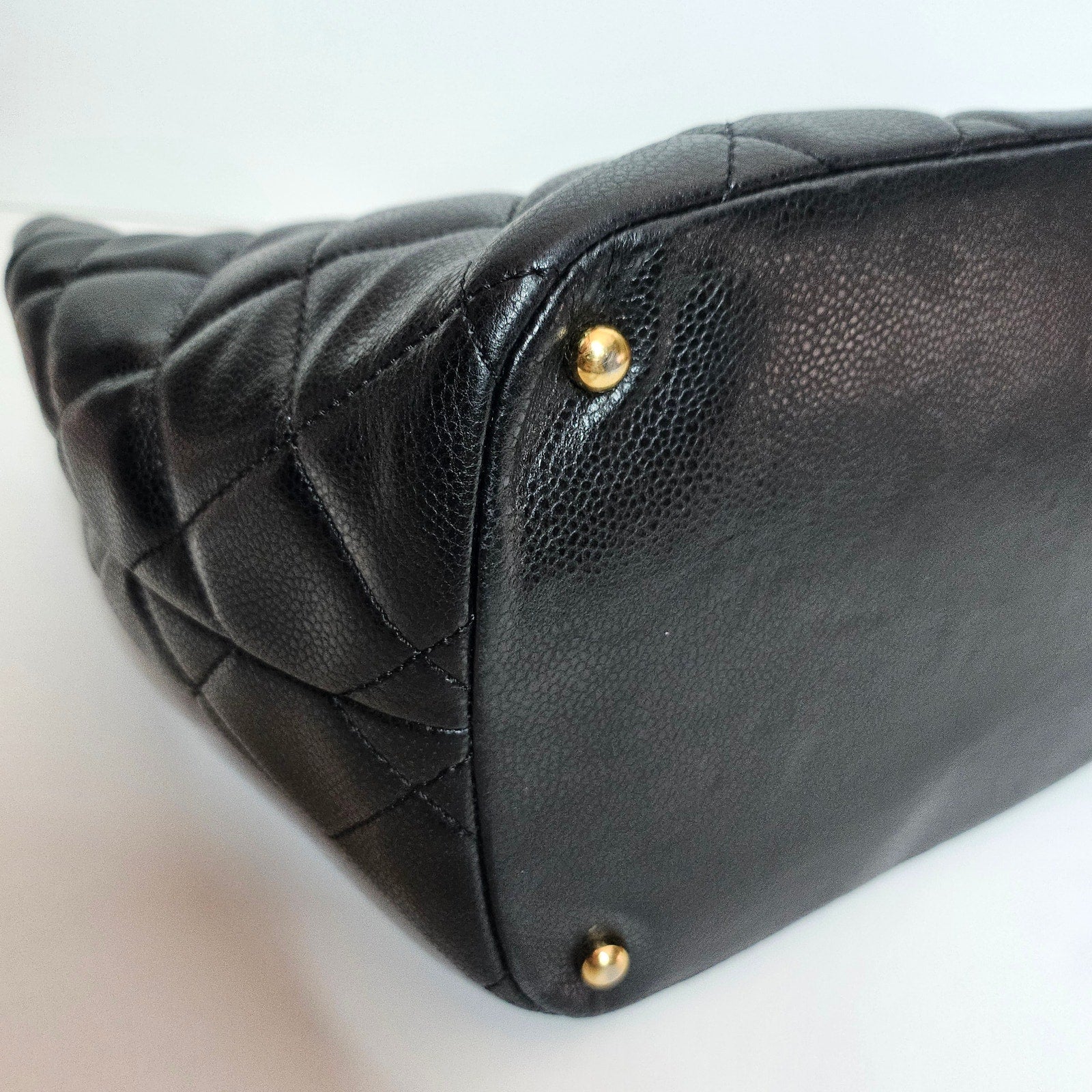 Chanel Timeless CC Caviar Leather Shopper Tote