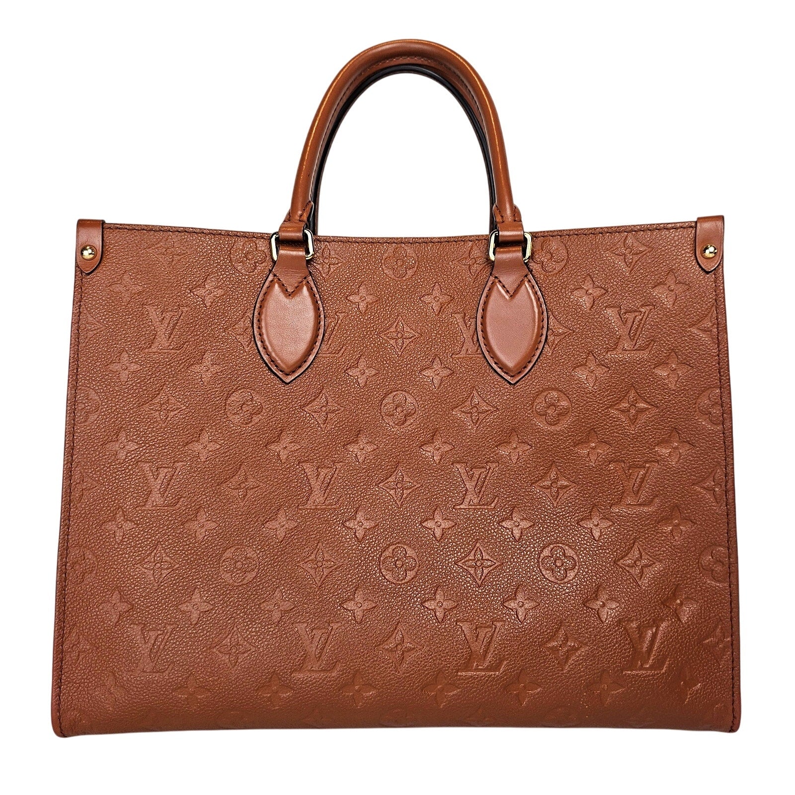 Louis Vuitton Empreinte Monogram Onthego MM Cognac Tote