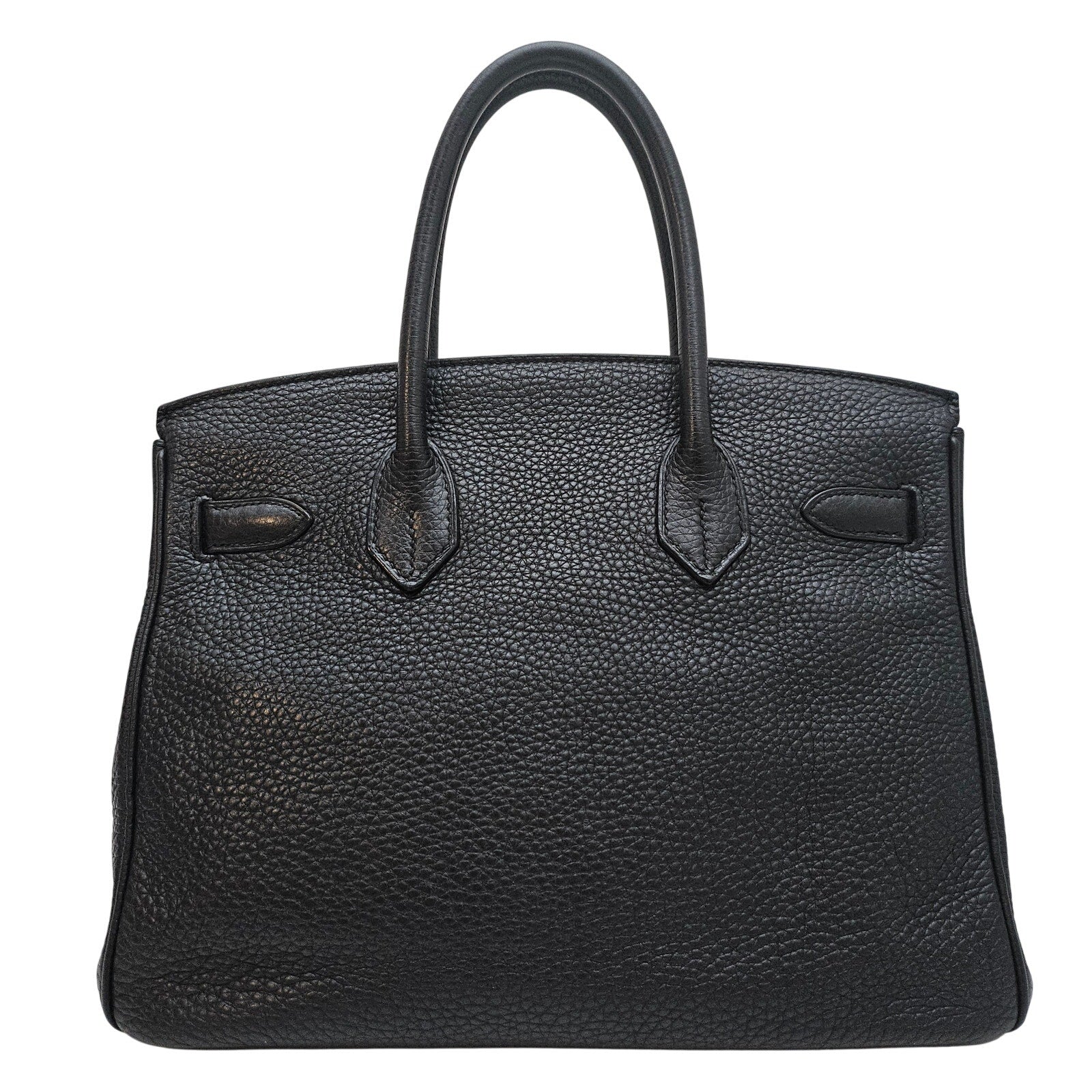 Hermes Birkin 30 Togo Leather Noir Black Gold Hardware