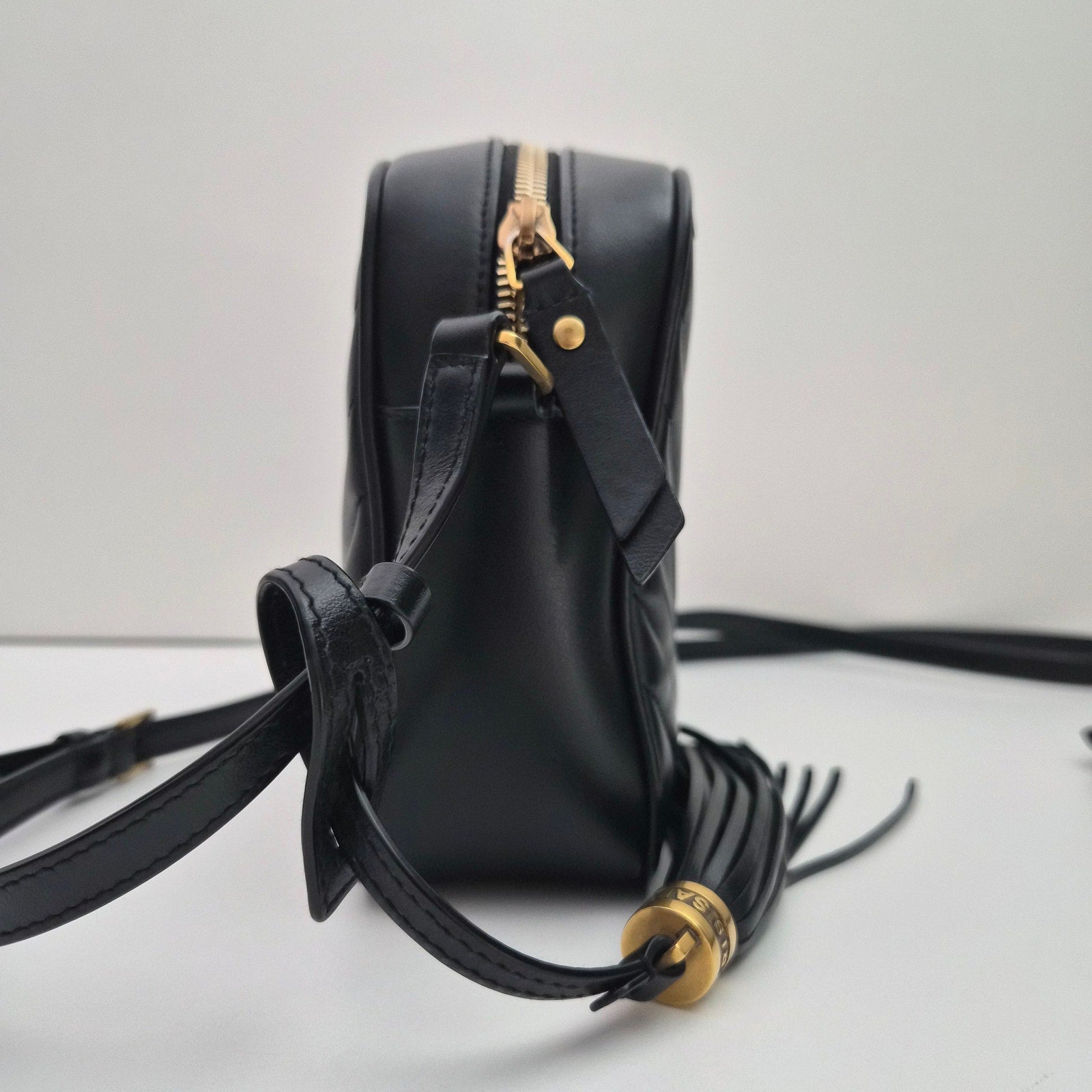 Saint Laurent Lou Black Quilted Leather Camera Crossbody Bag