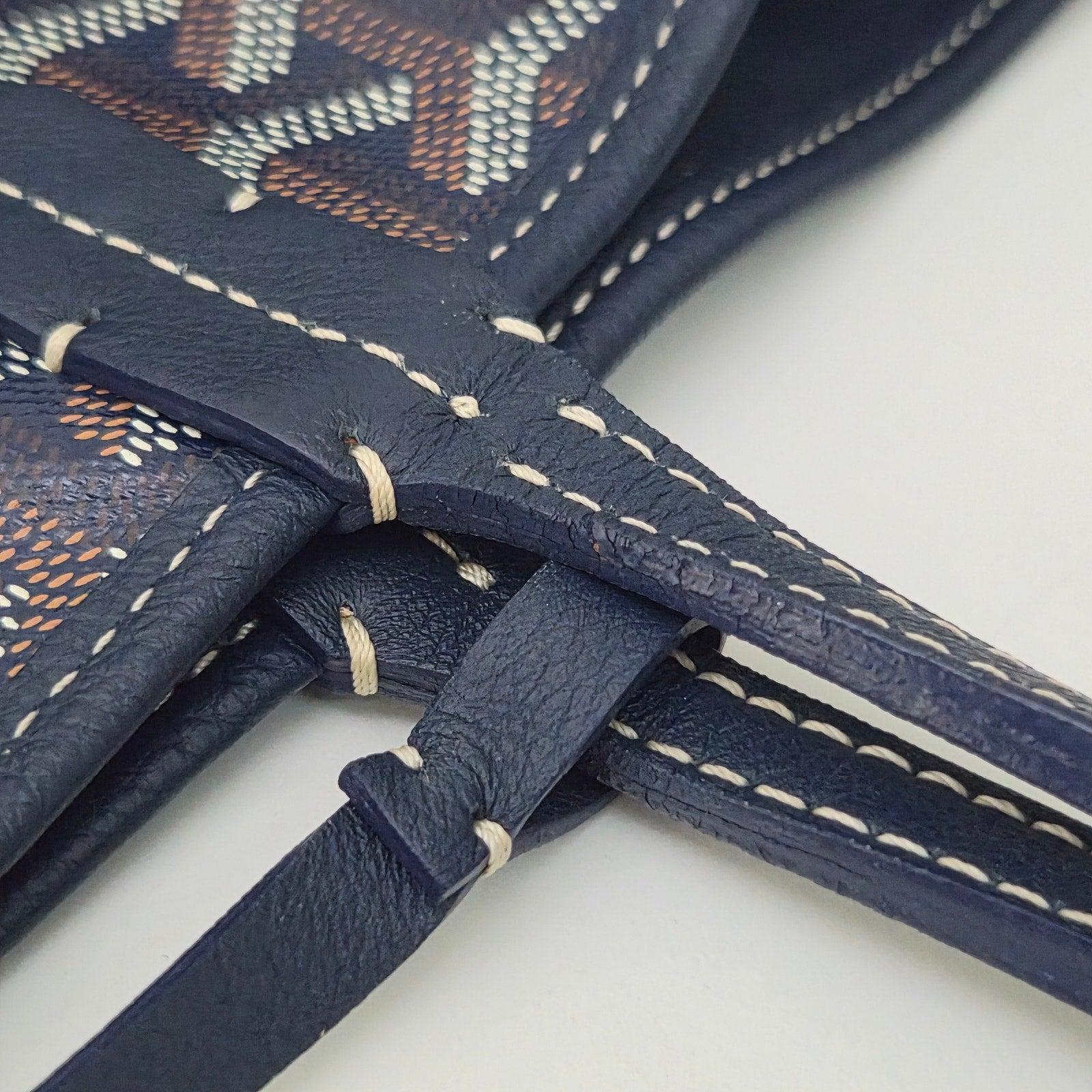 Goyard Reversible Anjou PM Tote Navy