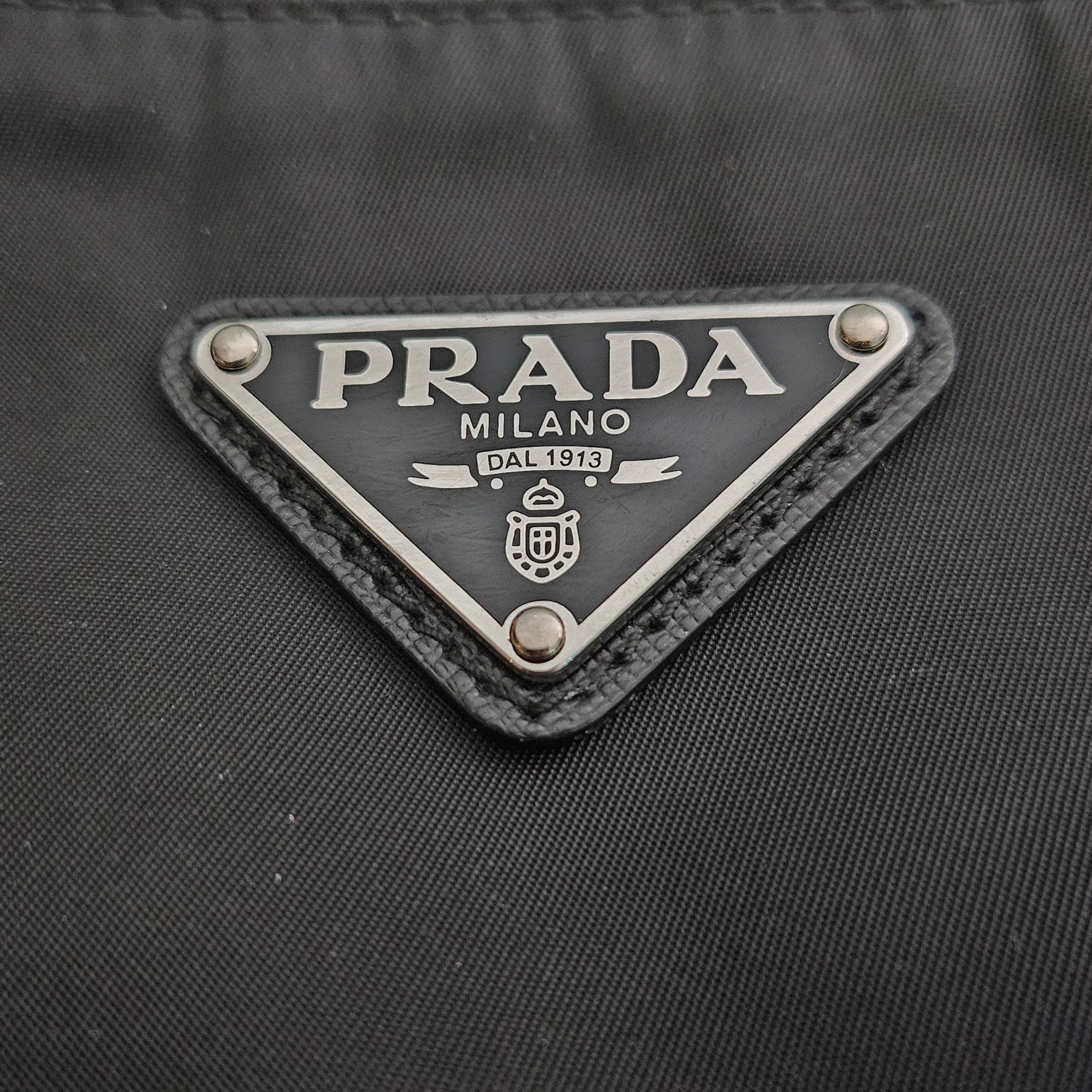 Prada Re-Nylon Saffiano Re-Edition 2000 Double Zip Crossbody Bag Black