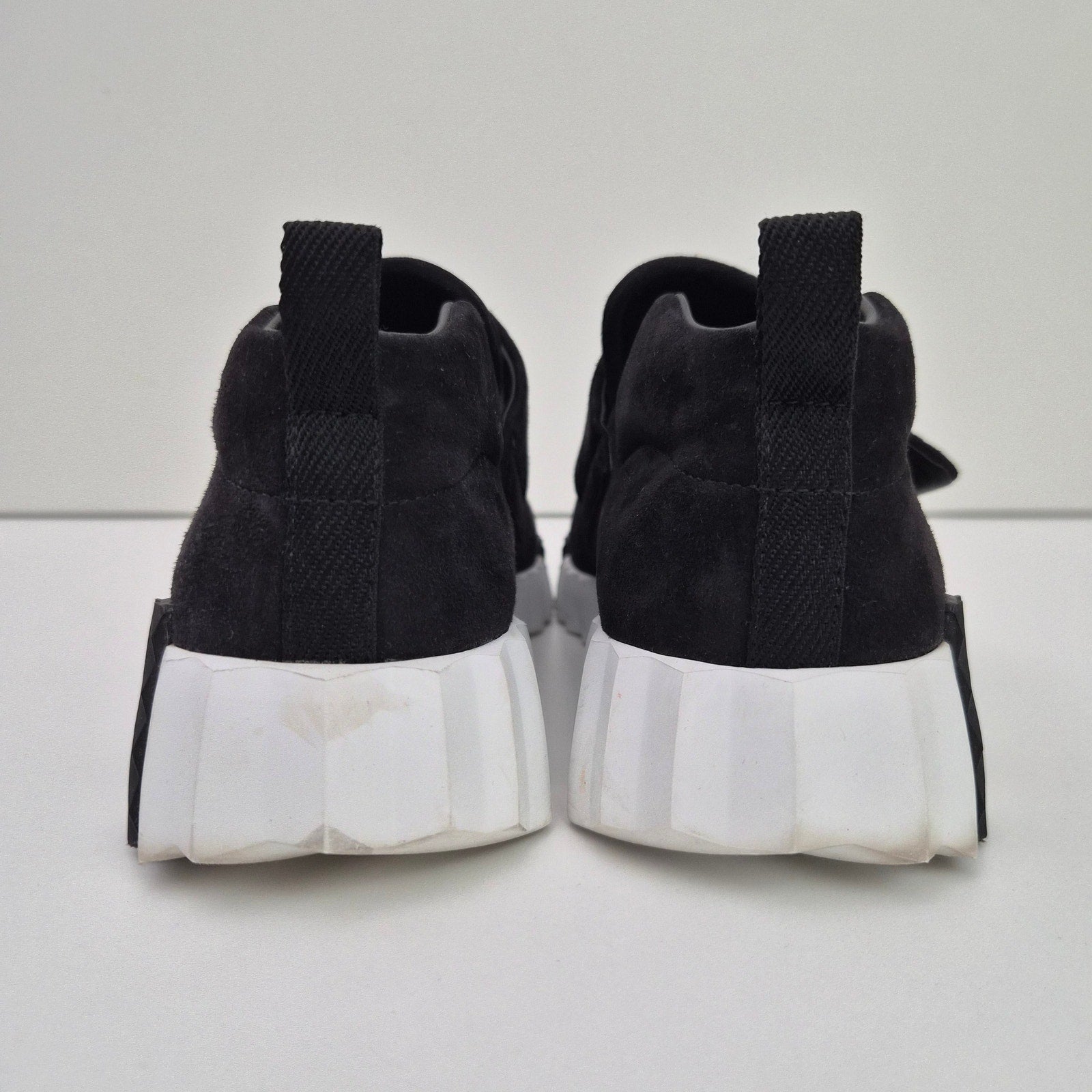 Hermes Low Top Bouncing Suede Sneaker Black Size US 6 / EU 36