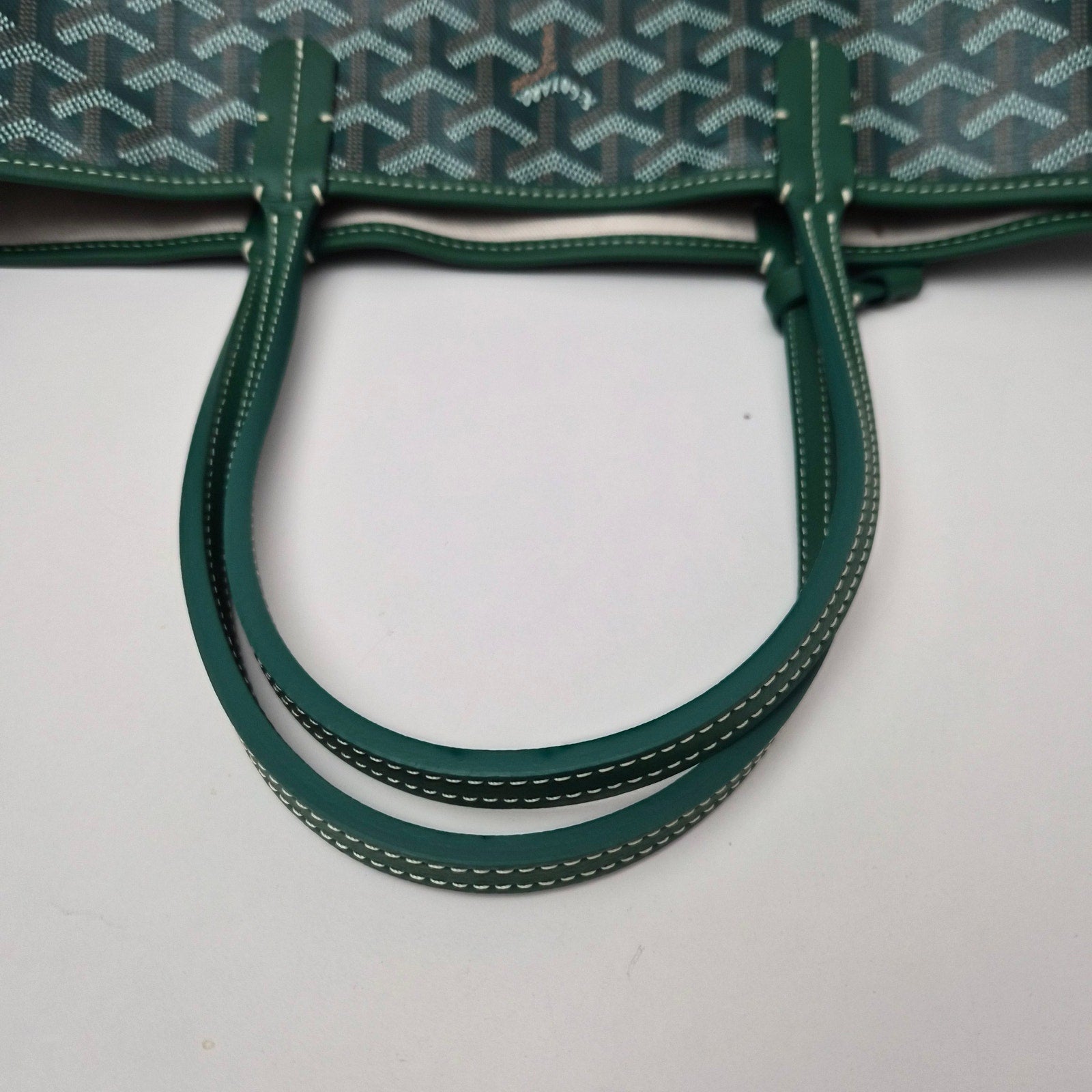Goyard Goyardine Saint Louis PM Tote Green