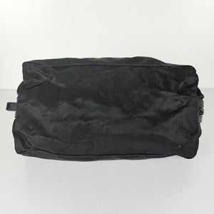 Prada Black Nylon Double Zip Large Toiletry Case Bag
