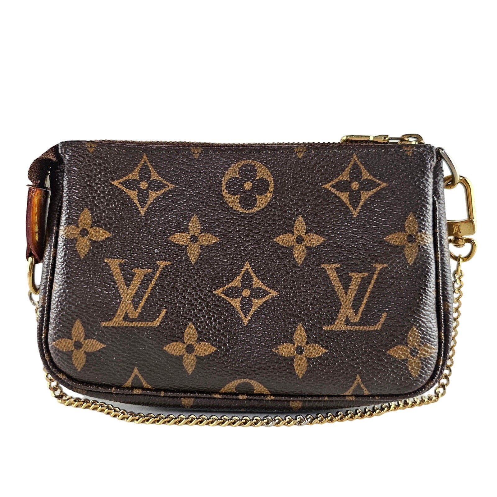 Louis Vuitton Monogram Pochette Accessoires Mini Chain Bag