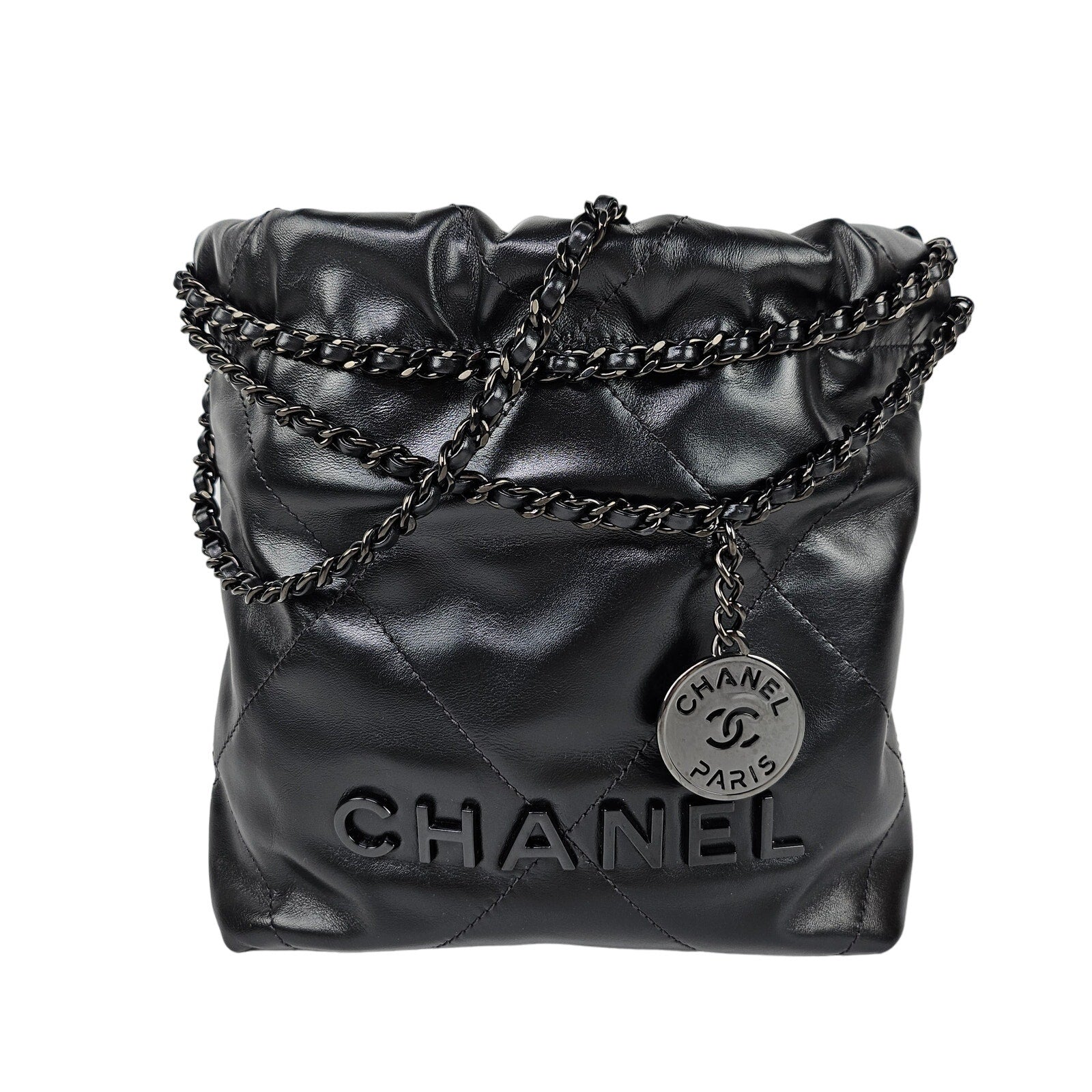 Chanel 22 Mini So Black Crossbody Bag