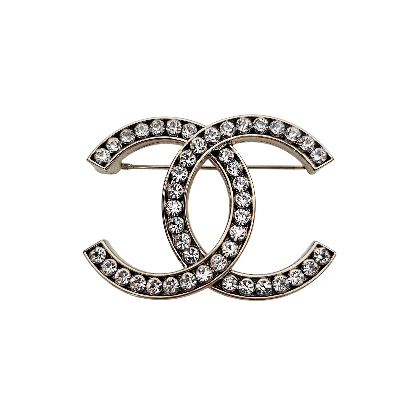 Chanel 2025 Crystal CC Brooch