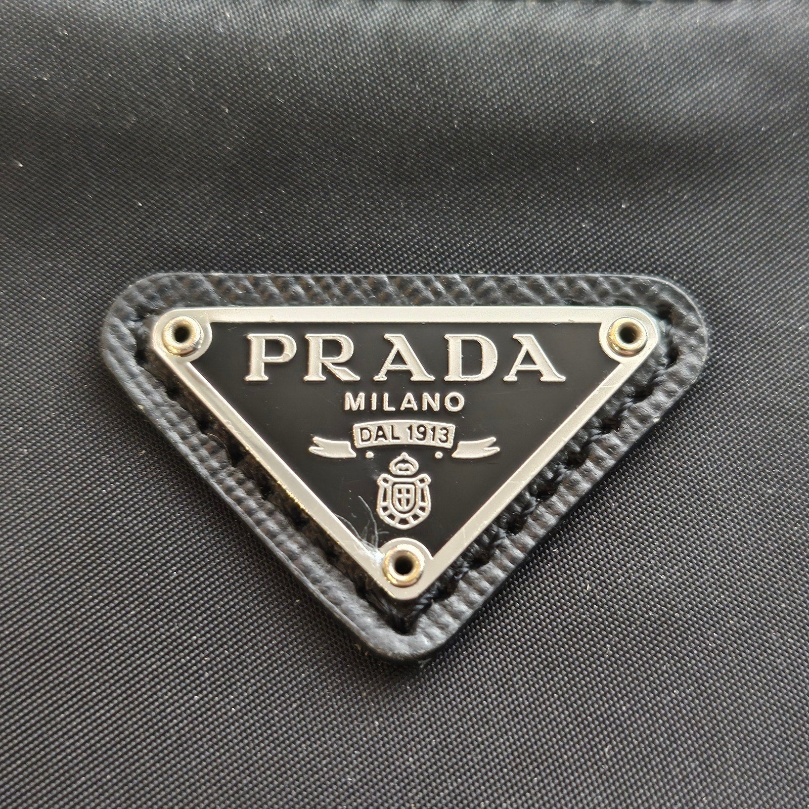Prada Tessuto Re-Edition 2000 Nylon Shoulder Bag Black