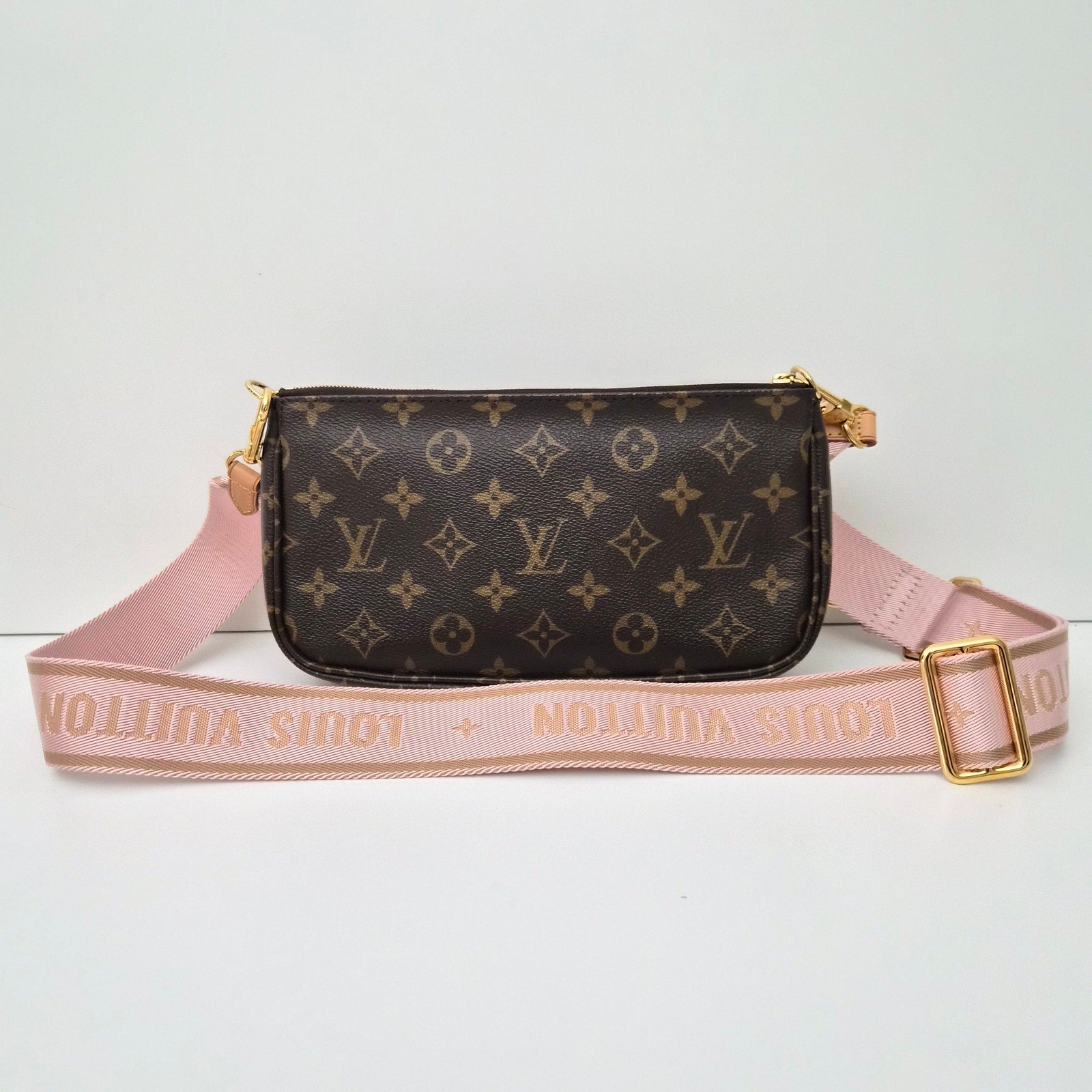 Louis Vuitton Monogram Multi Pochette Accessoires Pink Rose Clair