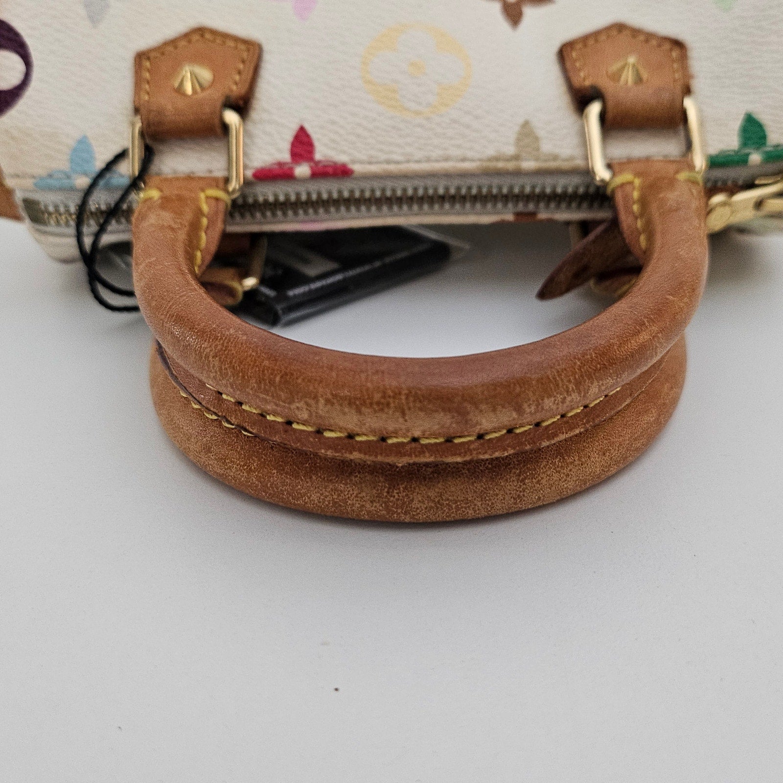 Louis Vuitton Takashi Murakami White Multicolor Mini Speedy