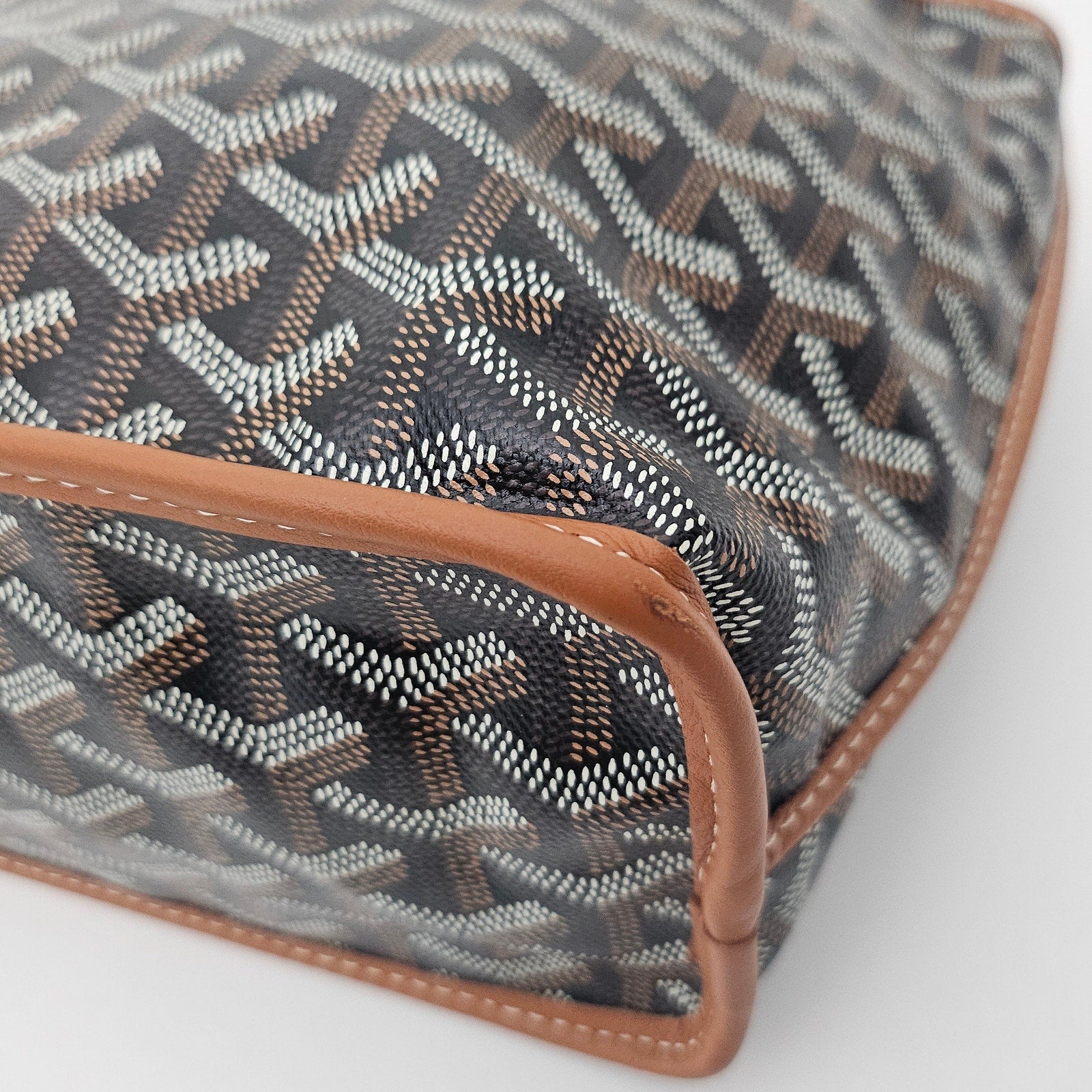 Goyard Mini Anjou Black Gold Handbag