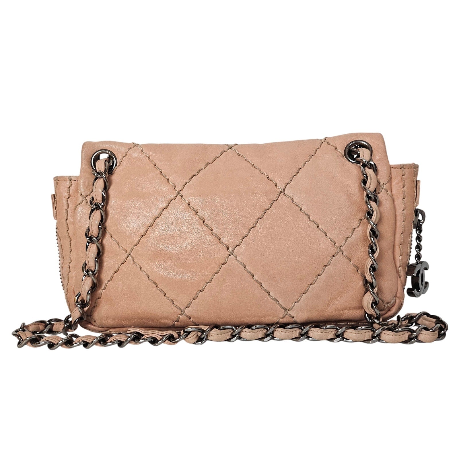 Chanel Ultimate Stitch Shoulder Bag Beige