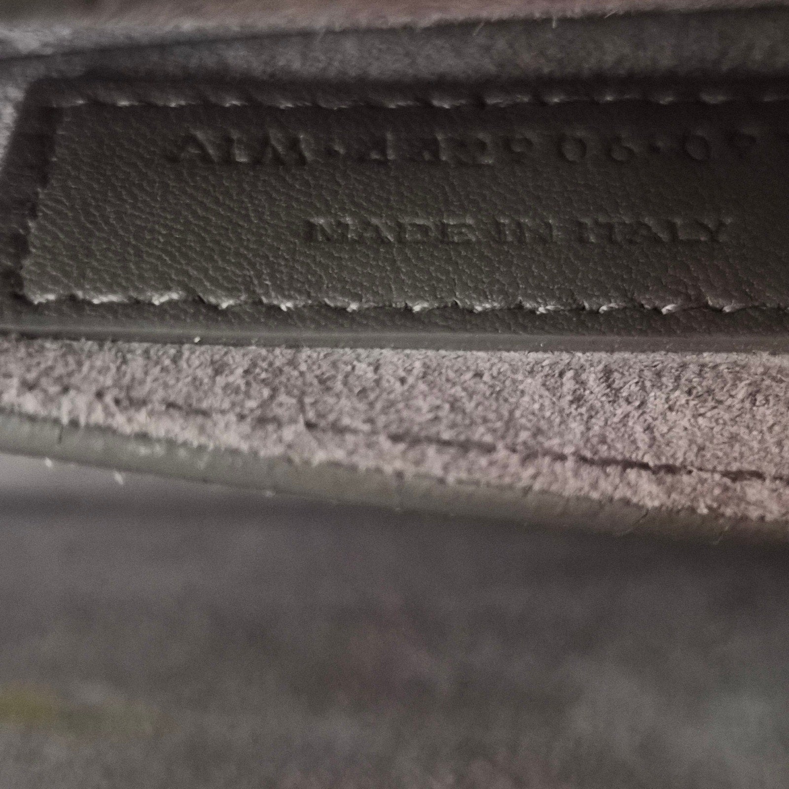 Saint Laurent Medium Croc Gray Sunset Shoulder Bag