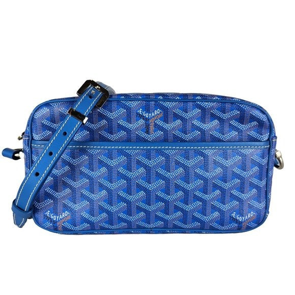 Goyard Goyardine Sac Cap Vert Camera Crossbody Bag Sky Blue My