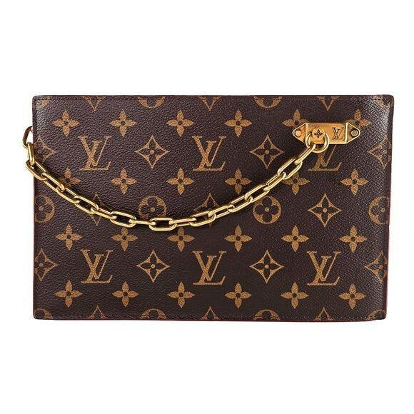 Louis Vuitton Legacy Chain Clutch Monogram Canvas