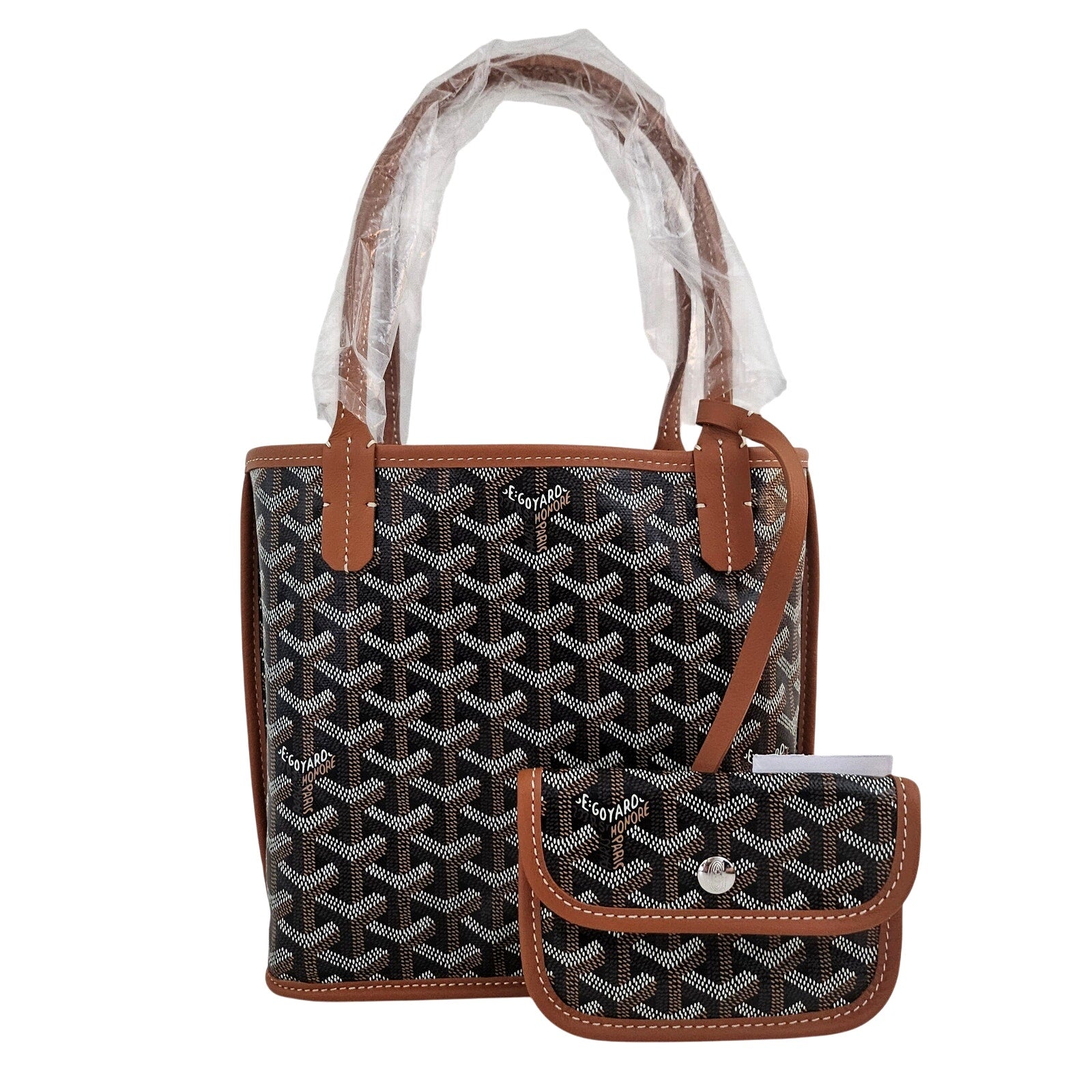 Goyard Mini Anjou Black Gold Handbag