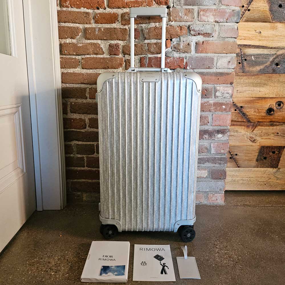Dior x Rimowa Silver Trunk Suitcase SS20 Large