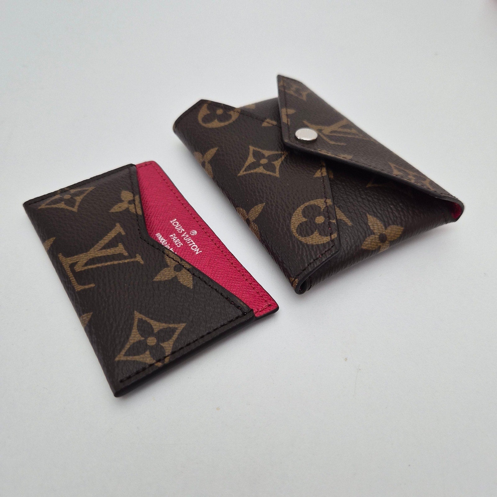 Louis Vuitton Kirigami 2-in-1 Card Holder Wallet Sari Red