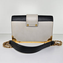 Load image into Gallery viewer, Prada Astrology Moon Stars Small Leather Cahier GHW Crossbody Bag White
