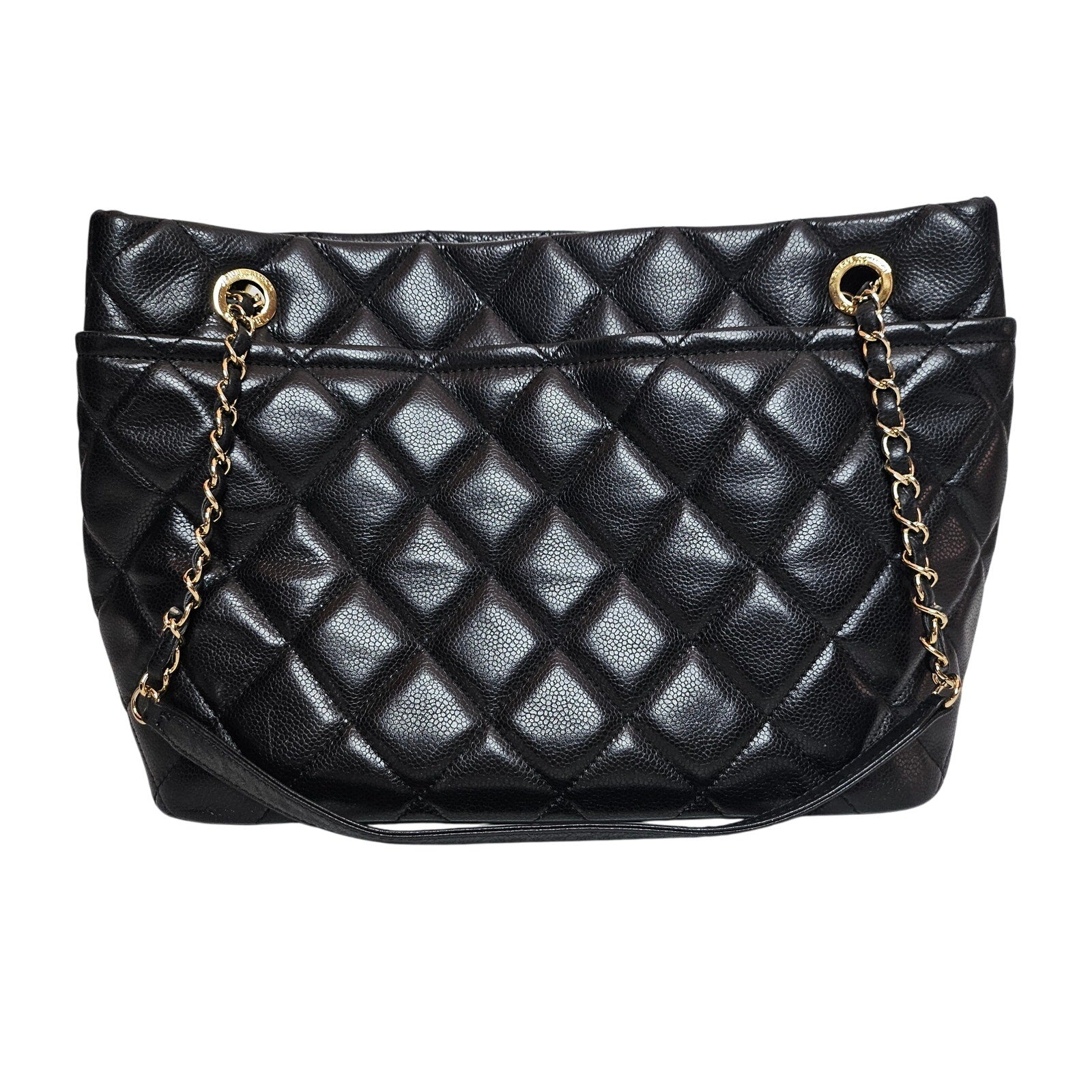 Chanel Timeless CC Caviar Leather Shopper Tote