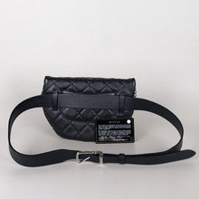 Load image into Gallery viewer, Chanel Leather Uniform Bum Belt Bag Black
