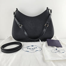 Load image into Gallery viewer, Prada Cleo Saffiano Leather Shoulder Bag Black
