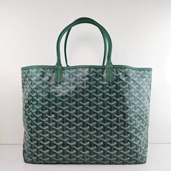 Goyard Goyardine Saint Louis PM Tote Green