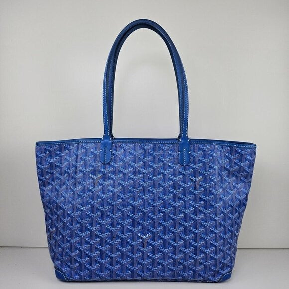 Goyard Goyardine Artois PM Sky Blue Tote