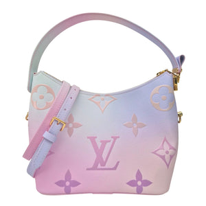 Louis Vuitton Monogram Giant Spring In The City Marshmallow Hobo PM Sunrise Pastel